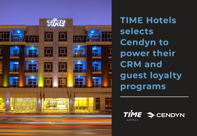 Cendyn to power TIME Hotels’ CRM & guest loyalty programs