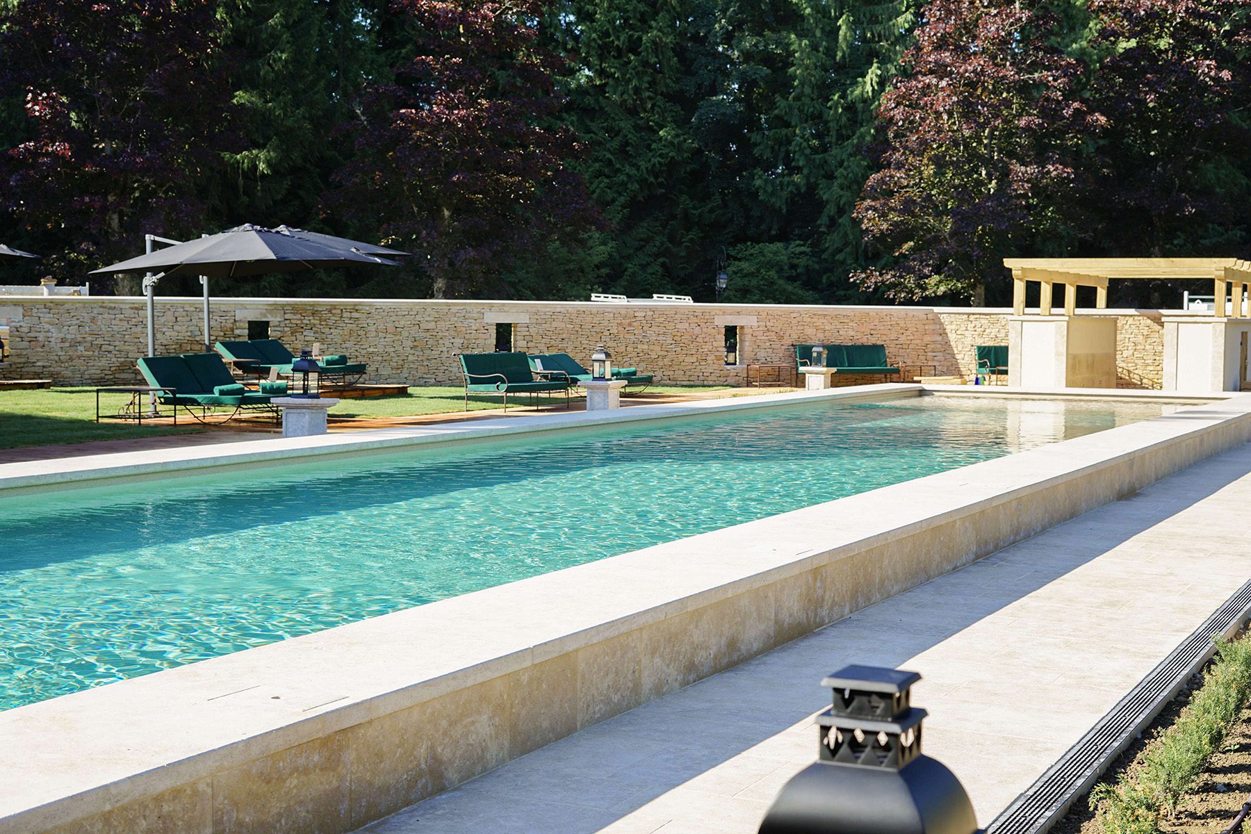 Pool at Hostellerie de Levernois