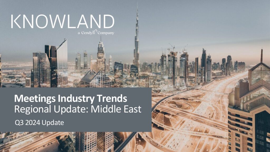 Meetings Industry Trends Regional Update Q3 2024: Middle East